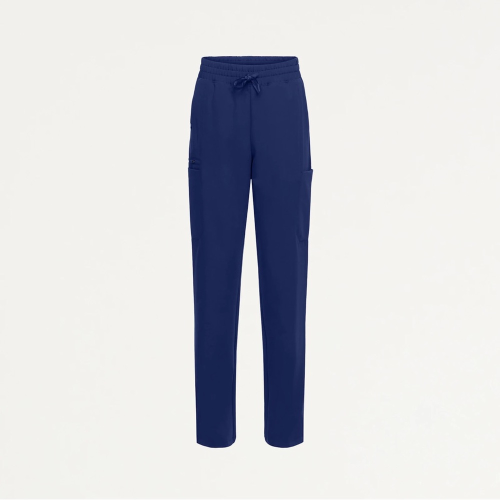 Payla 8 pocket high waisted scrub pants | size L | midnight navy